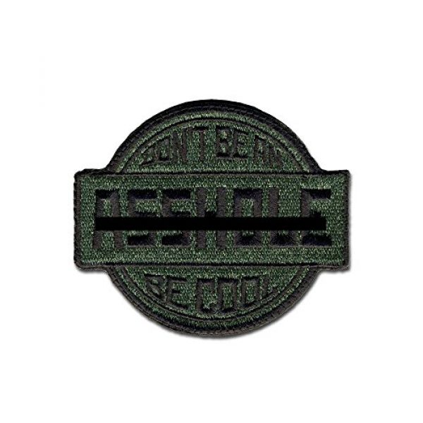 BASTION Airsoft Morale Patch 1 BASTION Morale Patches (Be Cool, Green) | 3D Embroidered Patches with Hook & Loop Fastener Backing | Well-Made Clean Stitching | Military Patches Ideal for Tactical Bag, Hats & Vest