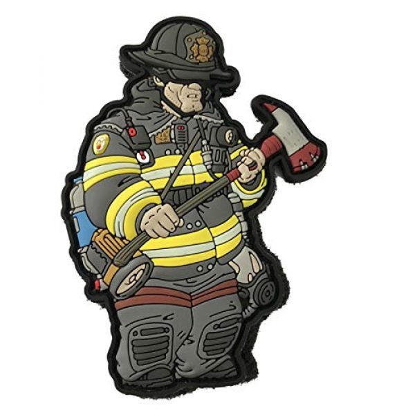 TACOPSGEAR Airsoft Morale Patch 1 TACOPSGEAR EMS Rescue Firefighter - GITD Fireman Fire Department