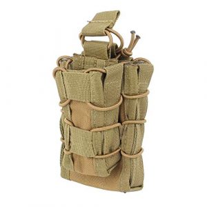 Wallfire Tactical Pouch 1 Ammo Clip Holder Cartridge Pouch Hunting Bag Nylon Fanny Pack Waist Storage Bag for Hunting Camping Travel Hiking Cycling