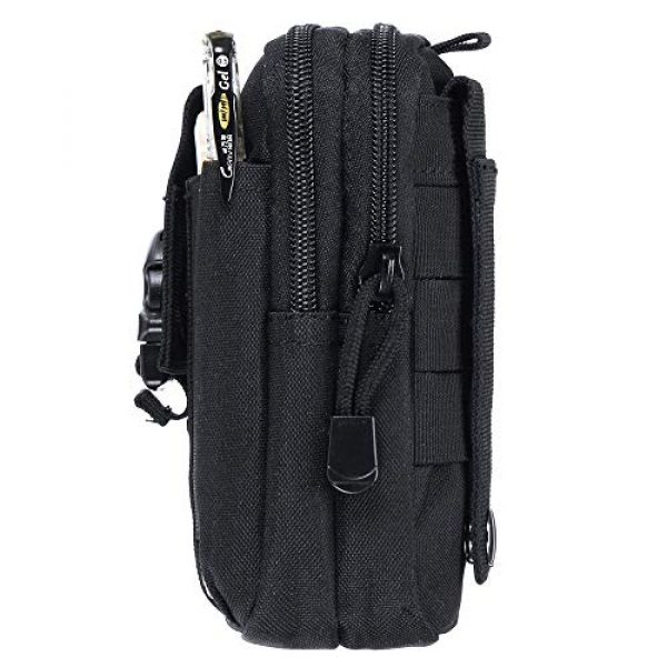 GoodTake Tactical Pouch 5 GOOD TAKE Men Tactical Molle Pouch Belt Waist Pack Bag Small Pocket Military Waist Pack Running Pouch Travel Camping Bags Soft Back,Sports Fitness, Running,Waist Packs Bags