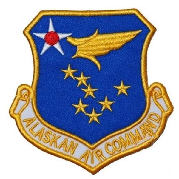 Tactical Embroidery Patch Airsoft Morale Patch 1 Alaskan Air Command Embroidery Patch Military Tactical Morale Patch Badges Emblem Applique Hook Patches for Clothes Backpack Accessories
