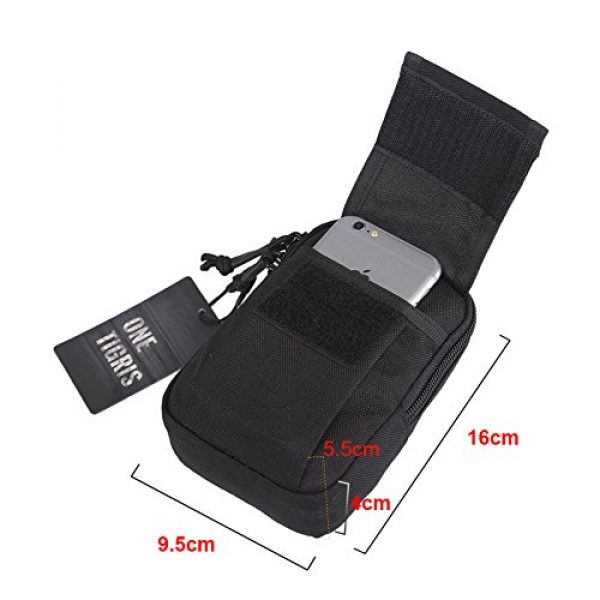 OneTigris Tactical Pouch 5 OneTigris Tactical Molle EDC Pouch Utility Gadget Belt Waist Bag for 5.5" iPhone 6 Plus iPhone 7 Plus Smartphone