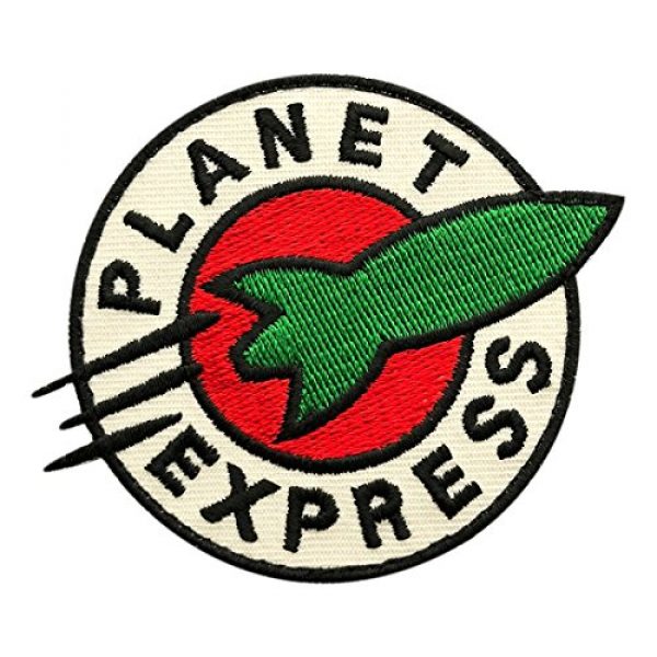 Miltacusa Airsoft Morale Patch 1 Futurama Planet Express Embroidered Hook Fastener Patch (2.5 inch)