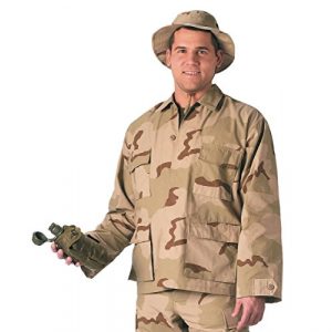 Rothco Tactical Shirt 1 BDU Shirt - Tri-Color Desert, X-Small Size