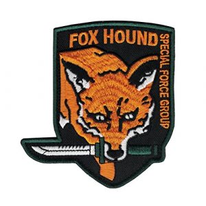 cosplaypatch Airsoft Morale Patch 1 Metal Gear FOX HOUND Special Force Logo Patch 3.5" Hook and Loop backing cosplay
