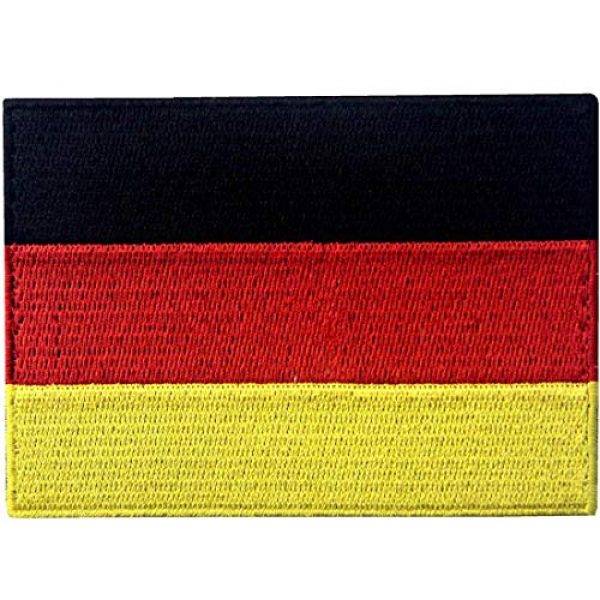 EmbTao Airsoft Morale Patch 1 EmbTao Germany Flag Embroidered Emblem German Applique Iron On/Sew On Patch