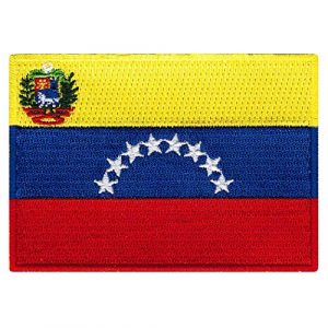 Cypress Collectibles Embroidered Patches Airsoft Morale Patch 1 Venezuela Flag Embroidered Patch Venezuelan Iron-On National Emblem
