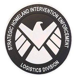 PVC PATCH Airsoft Morale Patch 1 Marvel Comics Avengers Agents of Shield Military Hook Loop Tactics Morale Noctilucent PVC Patch