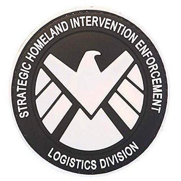 PVC PATCH Airsoft Morale Patch 1 Marvel Comics Avengers Agents of Shield Military Hook Loop Tactics Morale Noctilucent PVC Patch