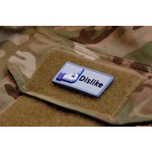 Britkit Airsoft Morale Patch 1 3d PVC Facebook Dislike Morale Patch Army Military