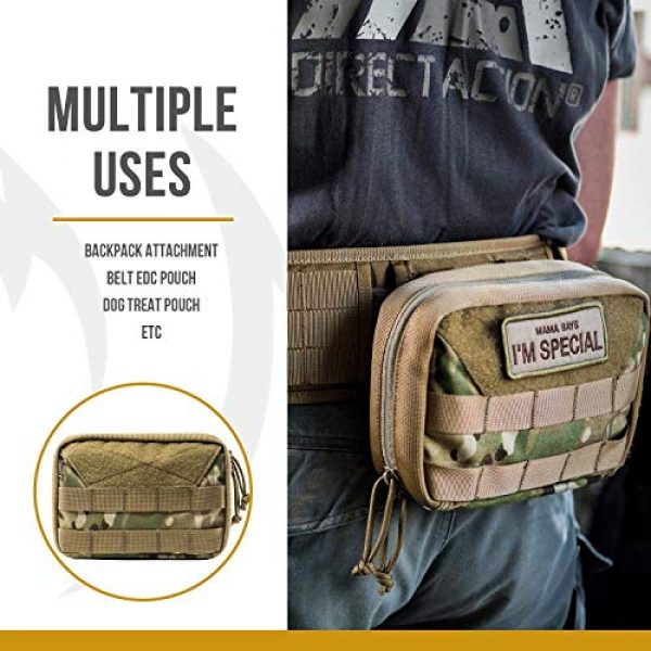 OneTigris Tactical Pouch 4 OneTigris MOLLE Admin Pouch & Patches Showcase ID Holder Badge