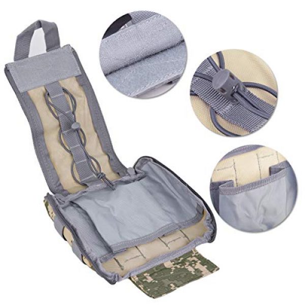 Sportmusies Tactical Pouch 5 Sportmusies Molle First Aid Pouch, Medical Utility Bag Emergency Kits for Camping