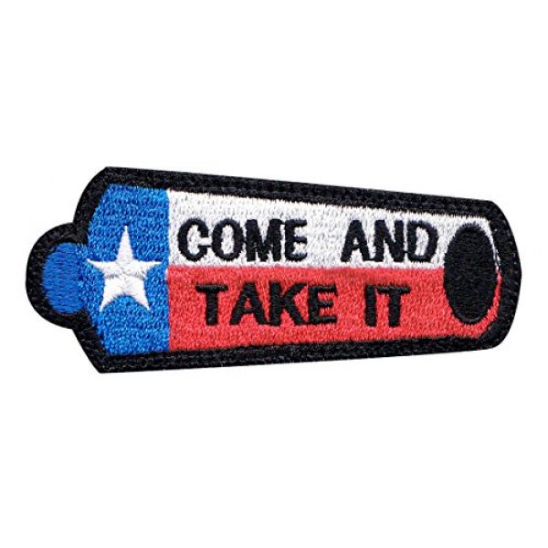 Tactical Patch Works Airsoft Morale Patch 1 Texas Come And Take It Canon Flag Patch