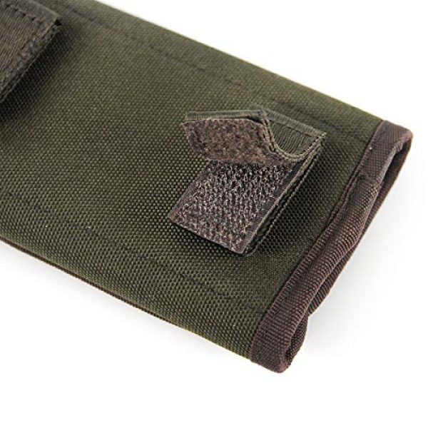 GUGULUZA Tactical Pouch 7 GUGULUZA MOLLE Rifle Ammo Bag 6 Rounds 12/16ga Tactical Shotshell Pouch Holder Foldable Shotgun Reload Ammo Mag Bag Cartridge Carrier Case(6 Rounds)