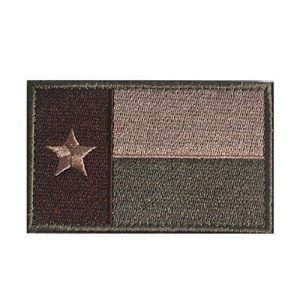 Tactical Embroidery Patch Airsoft Morale Patch 1 State Flag of Texas Embroidery Patch Military Tactical Morale Patch Badges Emblem Applique Hook Patches for Clothes Backpack Accessories