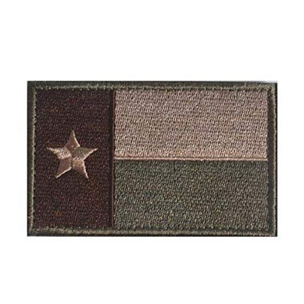 Tactical Embroidery Patch Airsoft Morale Patch 1 State Flag of Texas Embroidery Patch Military Tactical Morale Patch Badges Emblem Applique Hook Patches for Clothes Backpack Accessories
