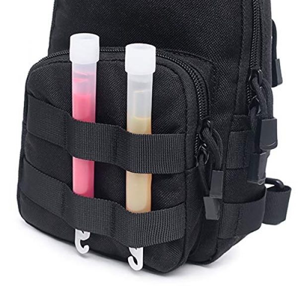 LGL Tactical Pouch 7 LGL Tactical Sling Bag Running Waist Packs - Outdoor Waterproof Tactical Sports Bag Waist Bag Utility Magazine Pouch Riding Pockets Cross Body Bags Hunting Bags Tool Pouch Bag Mini Utility Pouch