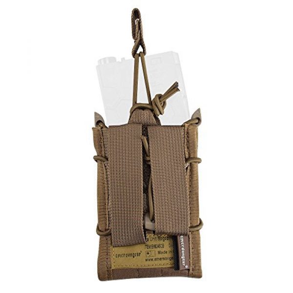 EMERSONGEAR Tactical Pouch 2 EMERSONGEAR M4 M16 AR15 Magazine Pouch Open Top Single Airsoft MOLLE Mag Pouch