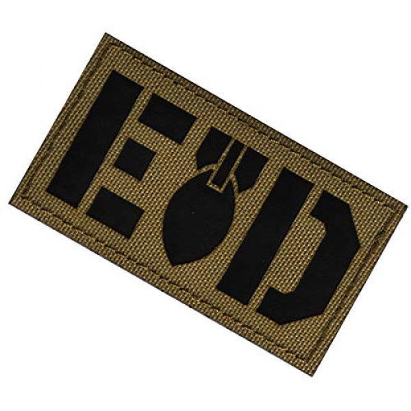 ODSP Airsoft Morale Patch 7 Reflective EOD Patch Explosive Ordnance Disposal Bomb Squad Military Patches Tactical Morale Embroidered Badges Hook and Loop Patch 3.15 x 1.97 inch 2 Pack