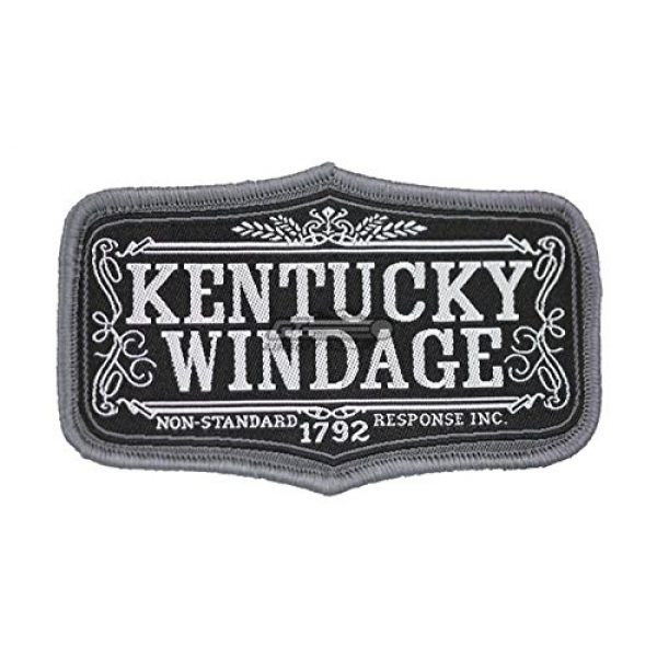 MilSpec Monkey Airsoft Morale Patch 1 Kentucky Windage Morale Patch (SWAT (Black))