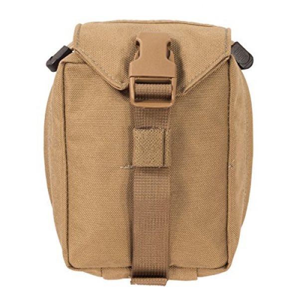 Elite Survival Systems Tactical Pouch 1 Elite Survival Systems ELSME212-T Molle Quick-Detach Medical Pouch, Coyote Tan