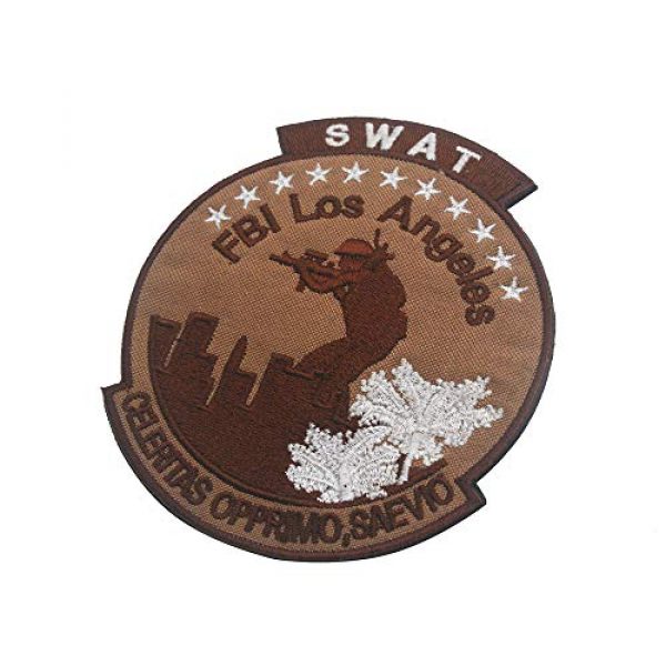 Zhikang68 Airsoft Morale Patch 3 National Police SWAT Special Forces Patch Tactical Gear Military Embroidered Morale Sew on Emblem Applique for Coat Jacket Gear Cap Hat Backpack (SWAT)