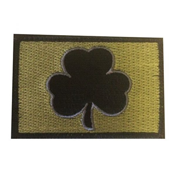 Backwoods Barnaby Airsoft Morale Patch 1 Backwoods Barnaby Shamrock Tactical Morale Patch with Hook & Loop