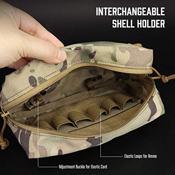 LIVANS Tactical Pouch 2 LIVANS Tactical Drop Dump Pouch with Hook and Loop, Mag Recovery Bag Tactical Vest Carrier Tool Bag for Airsoft JPC CPC AVS Tactical Vest
