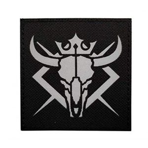 Tactical Embroidery Patch Airsoft Morale Patch 1 IR Arknights Infrared Reflective Tactical Embroidery Patch Hook & Loop Morale Patch Military Patch for Clothing Accessory Backpack Armband (color5)