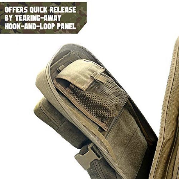 LIVANS Tactical Pouch 7 LIVANS Tactical Mesh Pocket, Molle Mesh Pouch Small Utility Pouch Mag Dump Pouch Storage Pocket Backpack Attachment EDC Pouch Hook-N-Loop Quick Release Design
