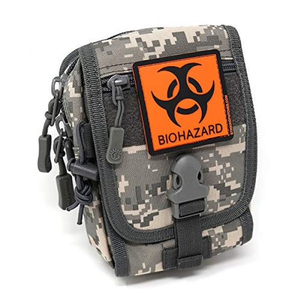 Stinking Patch Co. Airsoft Morale Patch 6 Biohazard PVC Tactical Morale Patch | Funny and Practical! Great for Tactical Diaper Bags!
