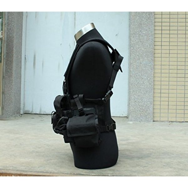 TMC Airsoft Tactical Vest 2 TMC Tactical Combat Army 961A Dark Chest Rig for Airsoft Paintball Mag Magazine