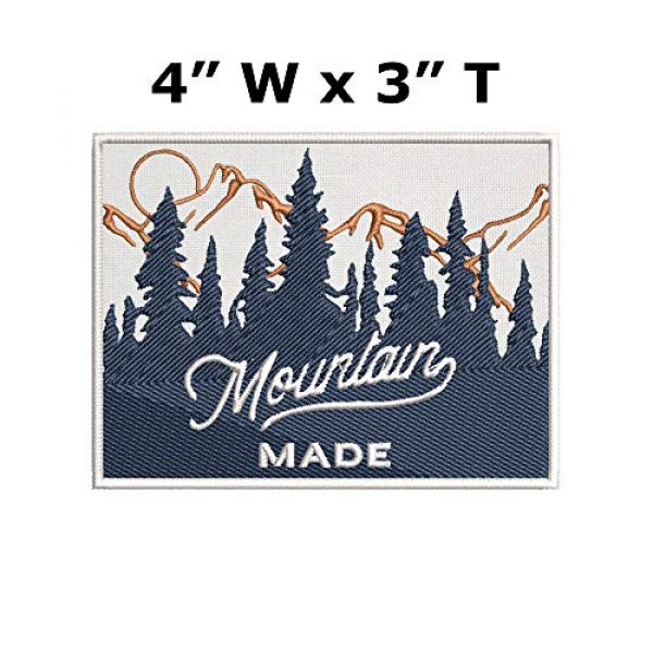 Appalachian Spirit Airsoft Morale Patch 2 Mountain Made Forest Scene Embroidered Premium Patch DIY Iron-on or Sew-on Decorative Badge Emblem Vacation Souvenir Travel Gear Clothes Appliques Wildlife Explore Nature