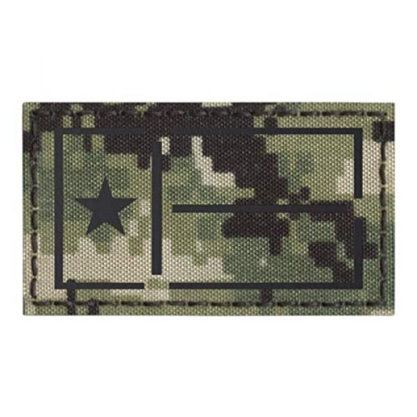 Tactical Freaky Airsoft Morale Patch 1 IR Texas Lone Star Flag NWU Type III 2x3.5 AOR2 IFF Plate Carrier Tactical Morale Hook-and-Loop Patch