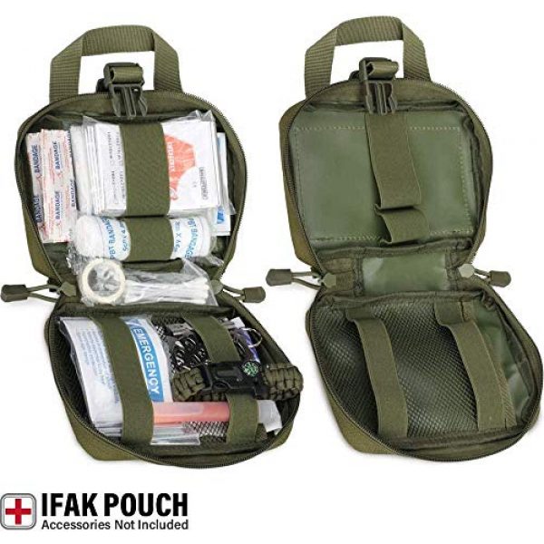 ACOMOO Tactical Pouch 2 ACOMOO Tactical Pouch Tear-Proof Molle Medical Pouch Tearable First Aid Kit, Emergency Bag for Outdoor Hiking
