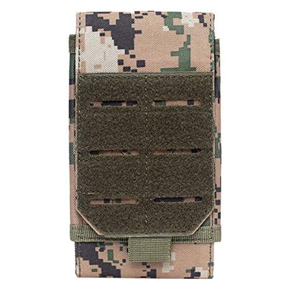 BREEZEY Tactical Pouch 4 BREEZEY 600D Molle Pouch EDC Tools Waterproof Pouch Outdoor Accessory Bag Water-Resistant EDC Pouch