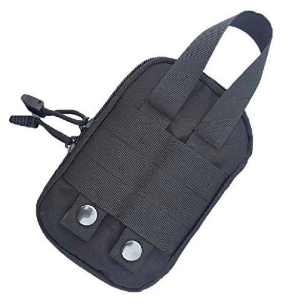 partstock Tactical Pouch 4 EDC Compact Pocket Organizer Pouch - Mini Waist Bag Pouch - Multi-Purpose Tactical MOLLE EDC Pouch, for Cell Phone, Accessories.