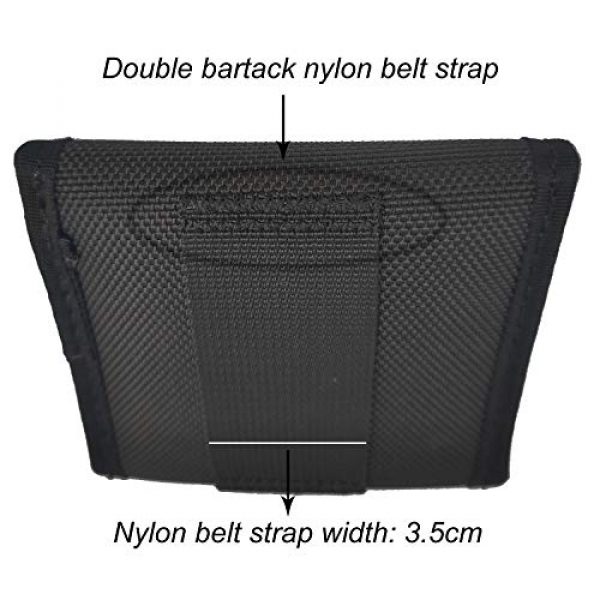 P&Q Tactical Pouch 2 Nylon Glove Pouch Police Firefighter EMS EMT Paramedic Medical Disposable Gloves Holder for 2 and 2.25" Duty Belt