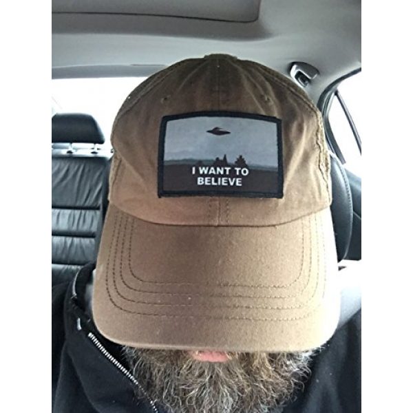 RedheadedTshirts Airsoft Morale Patch 2 I Want To Believe X Files Morale Patch. Perfect for your Tactical Military Army Gear, Backpack, Operator Baseball Cap, Plate Carrier or Vest. 2x3" Hook and Loop Patch. Made in the USA
