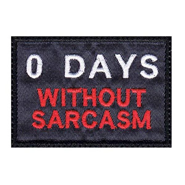 Tactical Patch Works Airsoft Morale Patch 1 Zero 0 Days Without Sarcasm Patch