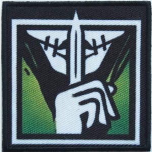 Tactical Embroidery Patch Airsoft Morale Patch 1 Rainbow Six Operator Caveira Embroidery Patch Military Tactical Morale Patch Badges Emblem Applique Hook Patches for Clothes Backpack Accessories