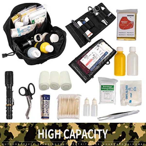 IronSeals Tactical Pouch 4 IronSeals Tactical Molle Tool Utility Accessory Admin Pouch Bag for Outdoor Sports Survival