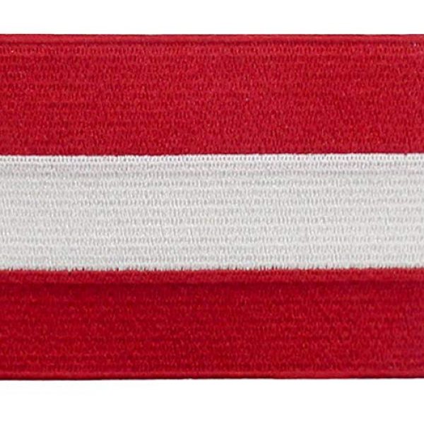 EmbTao Airsoft Morale Patch 2 Austria Flag Patch Embroidered Applique Iron On Sew On Austrian National Emblem