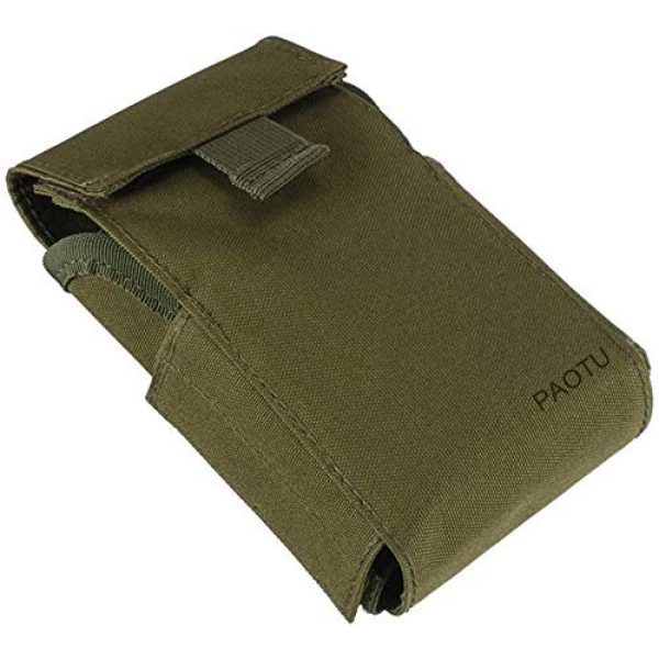 PAOTU Tactical Pouch 1 PAOTU Tactical Shotgun Shells Holder Reload Magazine Pouch Ammo Bag for Hunting-Green