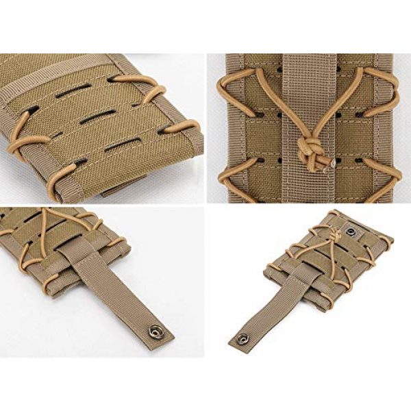 Aoutacc Tactical Pouch 3 Aoutacc Tactical Phone Holder Holster, Molle Phone Pouch Multitool Sheath with Pocket for 4.7" 5.5" Phone