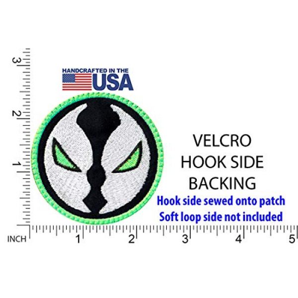 Tactical Patch Works Airsoft Morale Patch 2 Spawn Hell Cartoon Head Compatible Inspired Art Patch
