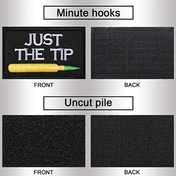 WILLBOND Airsoft Morale Patch 4 25 Pieces Tactical Embroidery Patch Tactical Appliques Military Embroidery Patches for Clothes Caps Hats Bags Backpack Military Cosplay DIY Crafts
