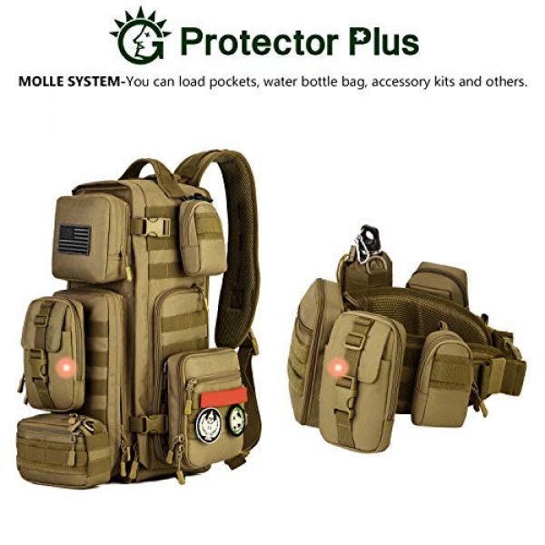 Protector Plus Tactical Pouch 7 Protector Plus Tactical MOLLE Phone Pouch Cellphone Holster Small Admin Waist Bag Utility Gadget Gear Medical Pack Tool Pocket EDC Belt Purse