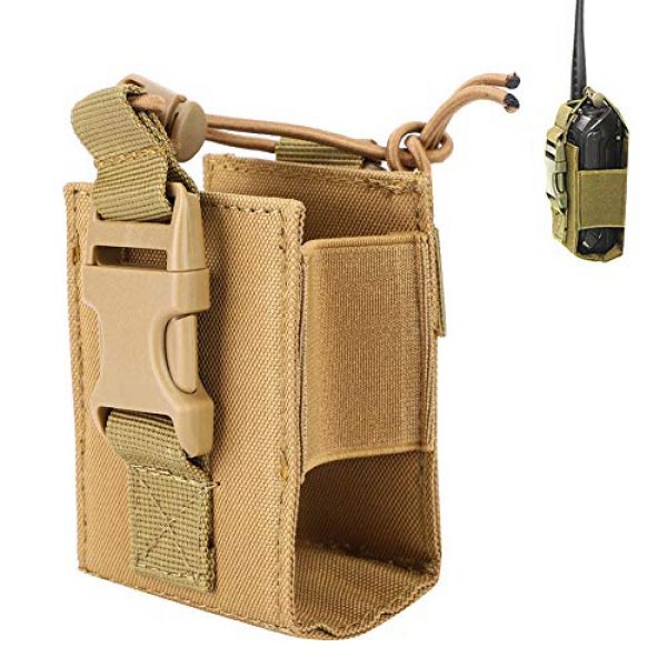 Hoseten Tactical Pouch 4 Durable Radio Holder, Radio Case, Portable Cosplay Tool Camping Bag for Outdoor Sports