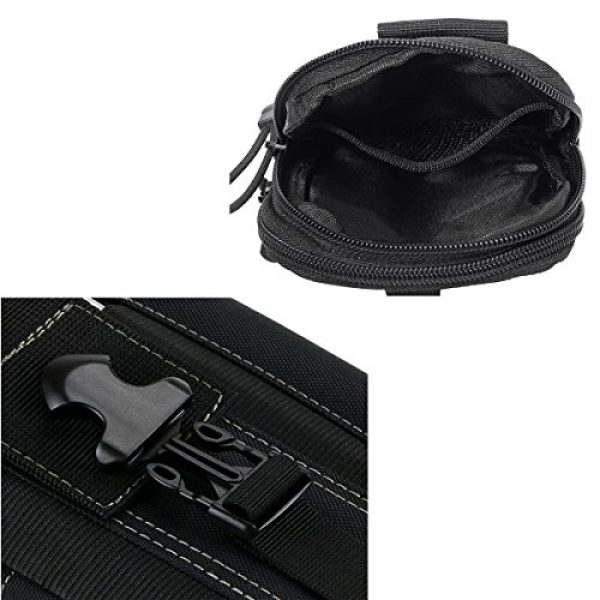 AOCK Tactical Pouch 7 AOCK Multi-Purpose Poly Tool Holder EDC Pouch Camo Bag Military 1000D Nylon Utility Tactical Waist Pack Camping Hiking Pouch
